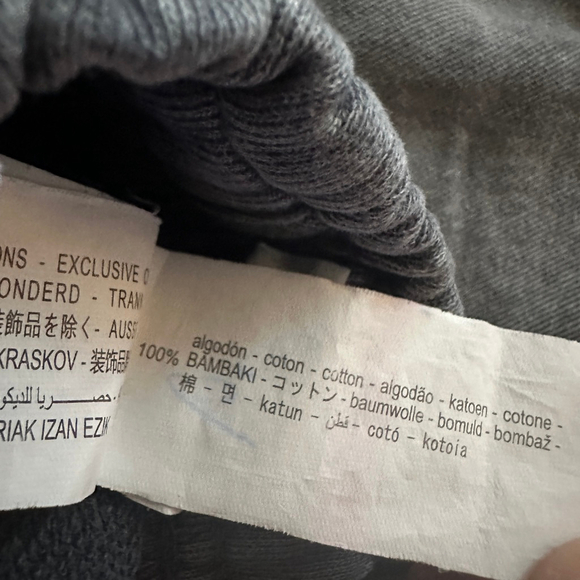 Boys ZARA Gray Cargo Shorts Size 10 Elastic Waist Black Zip Pockets Streetwear - Picture 5 of 5